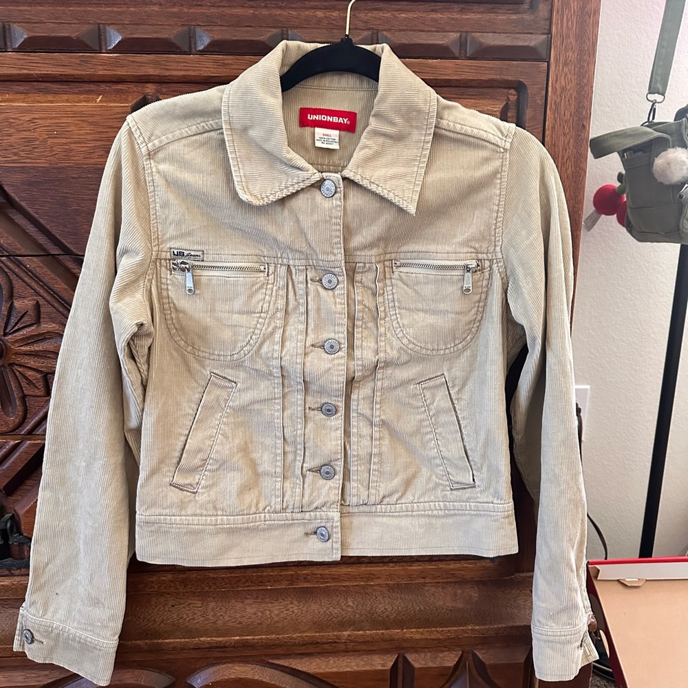 Unionbay Tan button up corduroy Jacket
